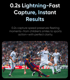 OZADE AI Smart Mirror Camera: Takes Photos, Records 4K Videos, Makes Calls, Translates Audio Recordings, Creates Large Models, and Recognizes Images G01