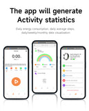 OZADE Smart Ring for Women & Men, Fitness Tracker with Heart Rate, Blood Oxygen, Sleep Monitoring, Long-Lasting Battery, IP68 Waterproof (Rose Gold, 10#)