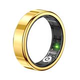 OZADE Smart Ring for Women & Men, Fitness Tracker with Heart Rate, Blood Oxygen, Sleep Monitoring, Long-Lasting Battery, IP68 Waterproof (Rose Gold, 10#)