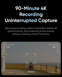 OZADE AI Smart Mirror Camera: Takes Photos, Records 4K Videos, Makes Calls, Translates Audio Recordings, Creates Large Models, and Recognizes Images G01
