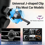 OZADE 2025 Wider Clamp & Metal Hook Car Phone Holder Vent [Thick Cases Friendly] Phone Holders for Your Car Mount Automobile Hands Free Cradle Air Vent for iPhone 16 15 14 13 Pro Max Smartphone